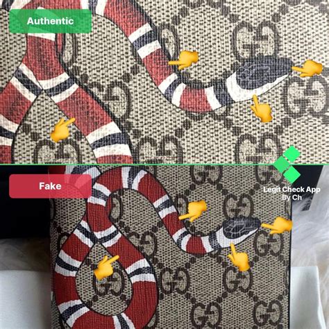 gucci snake wallet fake